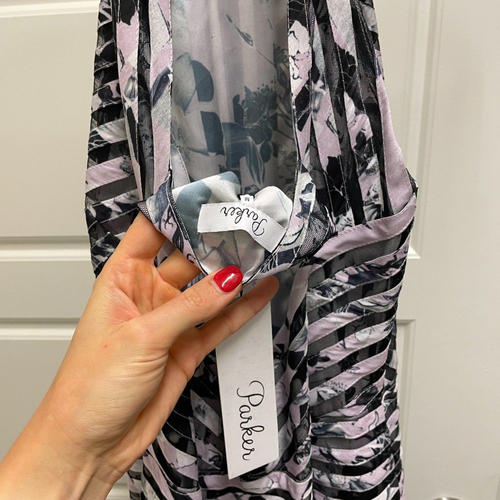 Parker Striped Mini Dress WITH TAGS! - Picture 5 of 5
